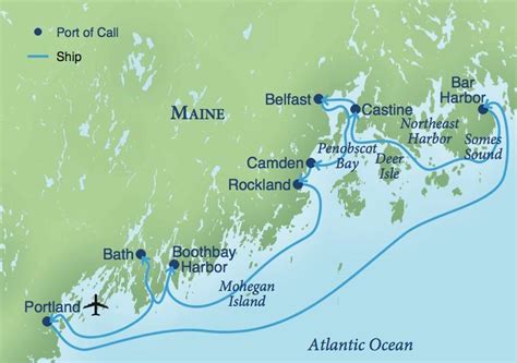 Map Of Maine Coastline - Black Sea Map