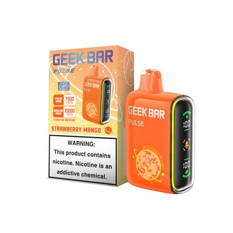 Geek Bar Pulse Disposable Strawberry Mango Vaping Elements All