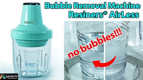 Resiners Airless Fastest Air Bubbles Removal From Epoxy Resin I Have