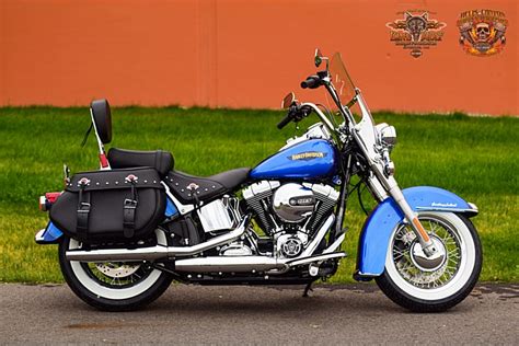 2017 Harley Davidson® Flstc Heritage Softail® Classic Bonneville Blue