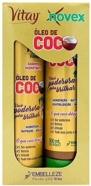 Kit Vitay Novex Leo De Coco Sh Cond Kit Shampoo E Condicionador