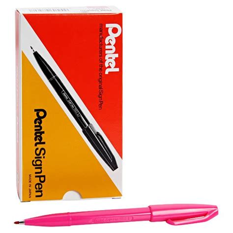 Pentel Sign Pen Pink