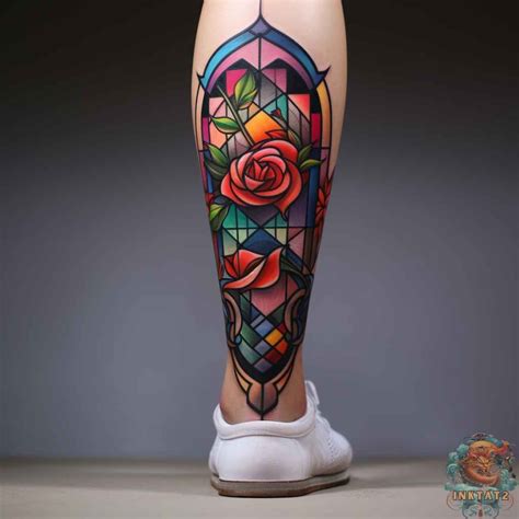 Shattering the Mold: The Timeless Beauty of Stained Glass Window Tattoos: 60 Designs - inktat2 ...