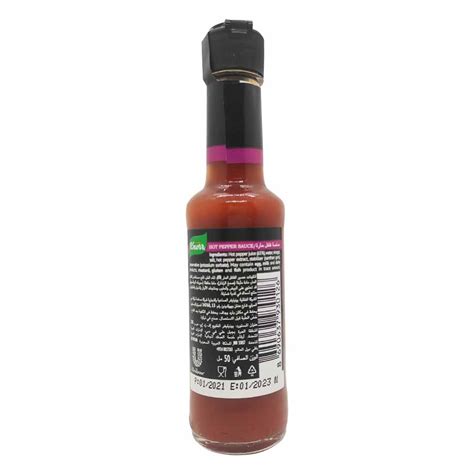 Knorr Hot Sauce For Topping And Dressing Extra Hot 50ml