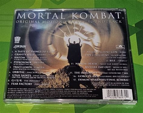 Mortal Kombat Original Motion Picture Soundtrack CD Mint Hobbies