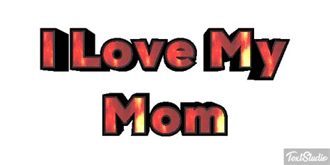 I Love My Mom Event Animated  Logo Designs