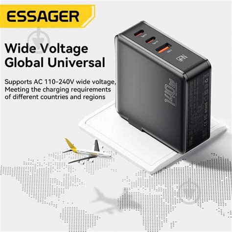 Essager Advance W Gan Travel Charger C Usb