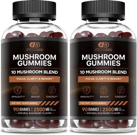 Effective Nutra Mushroom Gummies 10 Blend Mushroom