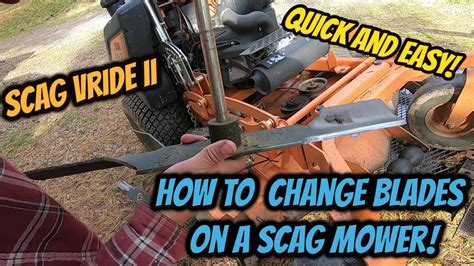 How To Change Scag Mower Blades