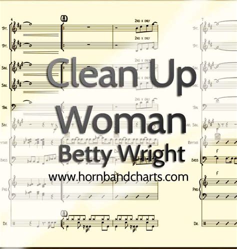 Clean-Up-Woman-Betty-Wright - Horn Band Charts