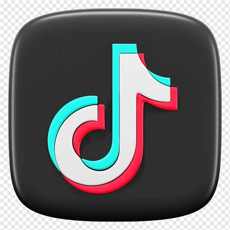 Tik Tok Social Media Logo Social Media Logo Social Brand 3d Icon