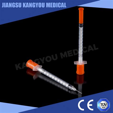 Medical Supply Disposable Part Plastic Sterile Insulin Syringe With