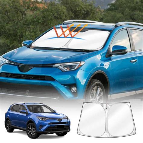 Windshield Sun Shade For Toyota Rav4 Rav 4 2013 2018 Blocks UV Rays