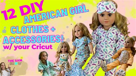 All The American Girl Doll Sewing Patterns And Accessories Youtube