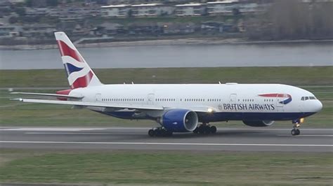 Great Sound British Airways Boeing Er G Raes Takeoff From