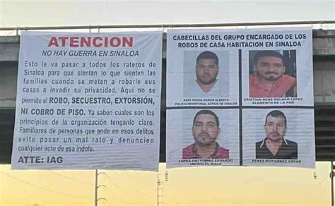 L Der De Los Chapitos Con Narcomantas Descarta Conflicto Interno En