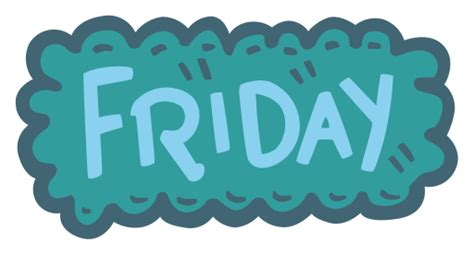 Friday Png Clipart Png Mart