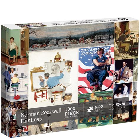 Buy Norman Rockwell Puzzles For Adults 12 Most Famous Norman Rockwell Paintings Jigsaw Puzzles