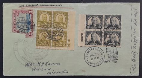 United States Of America Zeppelin Document Weltrundfahrt Catawiki