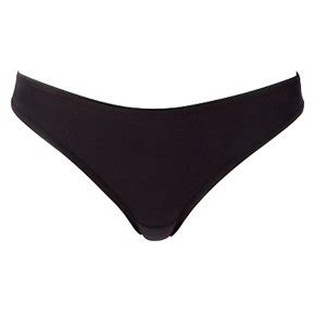 John Lewis Black Cotton Bikini Size 10 Waitrose Partners
