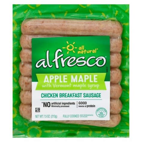 Al Fresco® Apple Maple Chicken Breakfast Sausage 8 Oz Harris Teeter