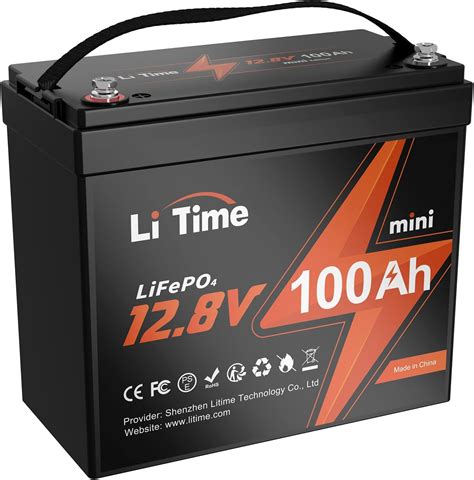 Litime 12v 100ah Mini Lifepo4 Lithium Battery Australia Ubuy