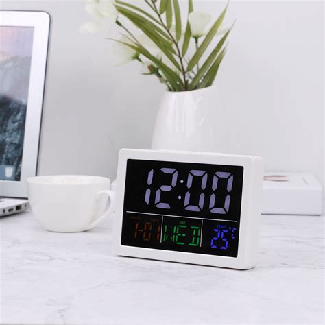 LED Electronic Alarm Clock Digital Despertador Tem... – Grandado