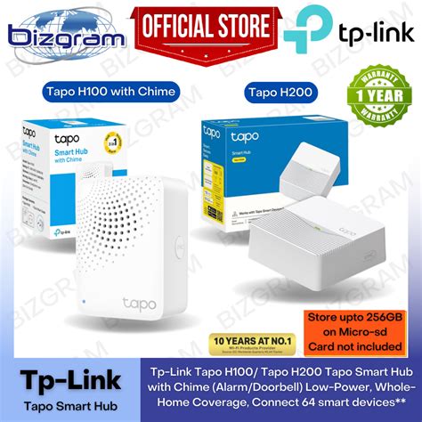 Tp Link Tapo H H Tapo Smart Hub With Chime Alarm Doorbell Low