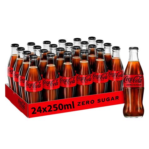 Coca Cola Zero Sugar Depozitosuz Cam 250 ml 24 lü ofisegetirelim