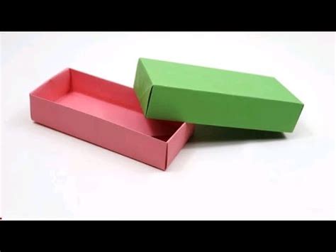 How To Make Origami Rectangle Box Easy Paper Rectangular Box Tutorial