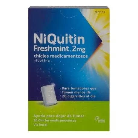 Niquitin Freshmint Gums 2 Mg 30 Chicles Vistafarma