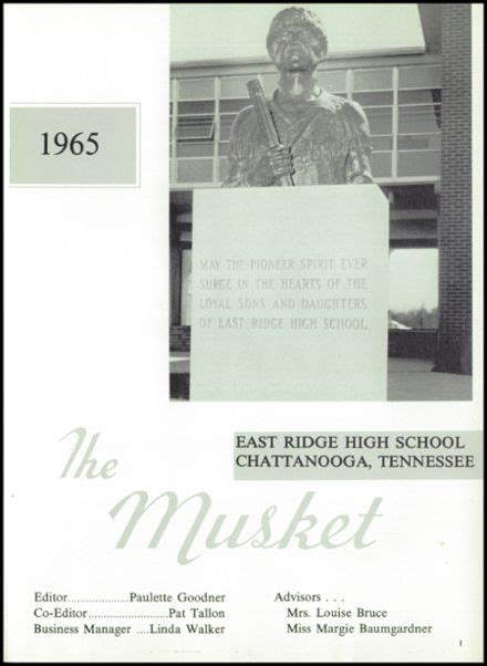 Explore 1965 East Ridge High School Yearbook, Chattanooga TN - Classmates