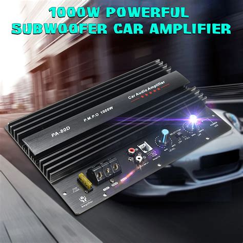 2017 New Arrival 12v 1000w Mono Car Audio Power Amplifier Powerful Bass