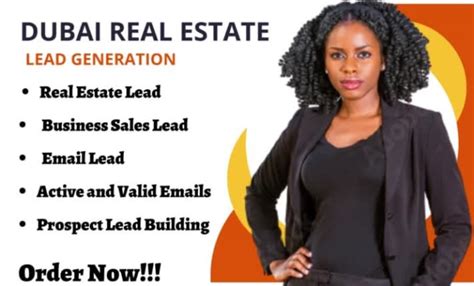 Generate Dubai Real Estate Active Leads Agency Lead Or Investors Lead