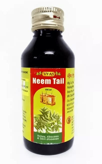 Масло Нима, Neem tail, Vyas, 60 мл купить с доставкой по низкой цене
