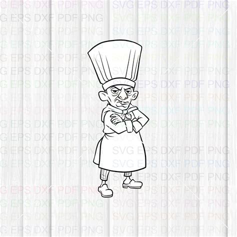 Scrapbooking Vector Clipart Cricut Remy Ratatouille 004 Svg Dxf Eps Pdf