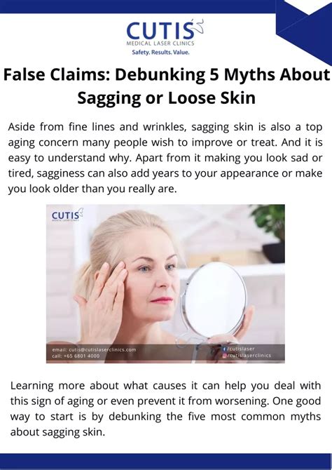 Ppt False Claims Debunking Myths About Sagging Or Loose Skin