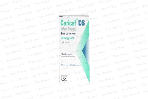 Caricef Ds Suspension 200mg 30ml Time Medical