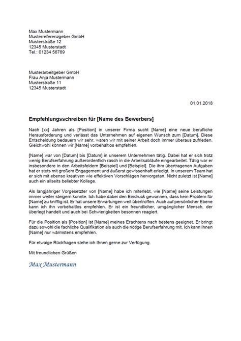 Empfehlungsschreiben Muster | Tabellarischer Lebenslauf 