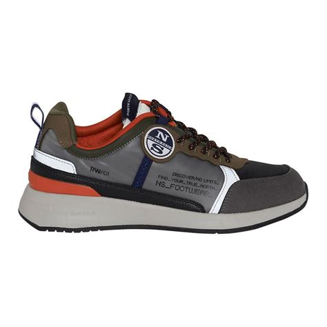 North Sails North Sails Rw01 Scarpe Uomo Military Greenorange