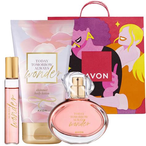 AVON TTA WONDER ZESTAW KOSMETYKÓW PREZENT WODA PERFUMOWANA 50ML GRATIS