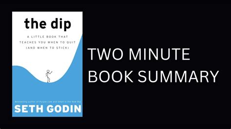 The Dip By Seth Godin Book Summary YouTube