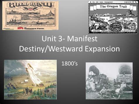 Manifest Destiny Westward Expansion