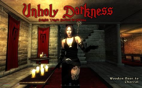 Unholy Darkness Complete Vampire Overhaul For Oblivion