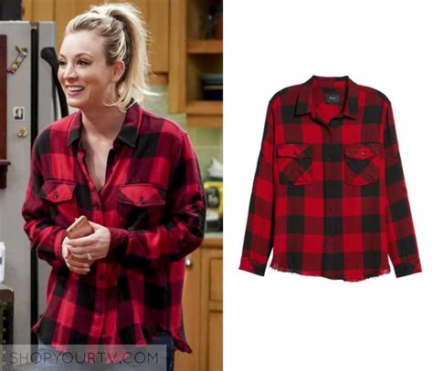 The Big Bang Theory: Season 12 Episode 16 Penny's Red Plaid Shirt ...