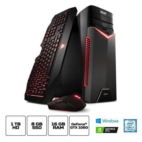 Desktop Gamer Acer Aspire Gx Br Intel Core I Gb Tb Hd Gb