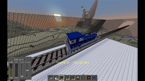 How To Drive A Train In The Immersive Railroading Modpack Youtube