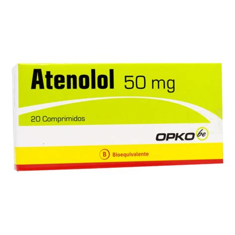 Atenolol Mg Comprimidos Cruz Verde