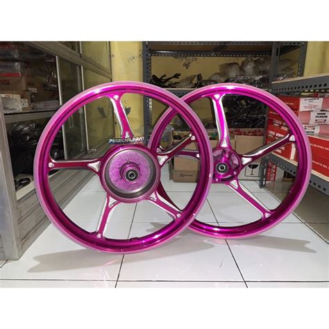 Jual VELG ENKEI ANODIZE CNC FG511 RING 17 UNGU PURPLEPNP FIZR F1ZR