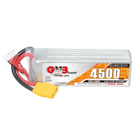 GNB 4500mAh 6S 70C LiHV Battery XT90 HobbyRC UK